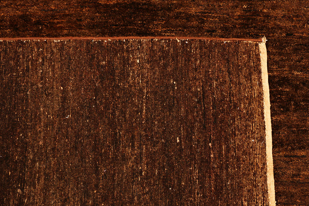 Saddle Brown Gabbeh 8' x 10' - No. 55582 - ALRUG Rug Store