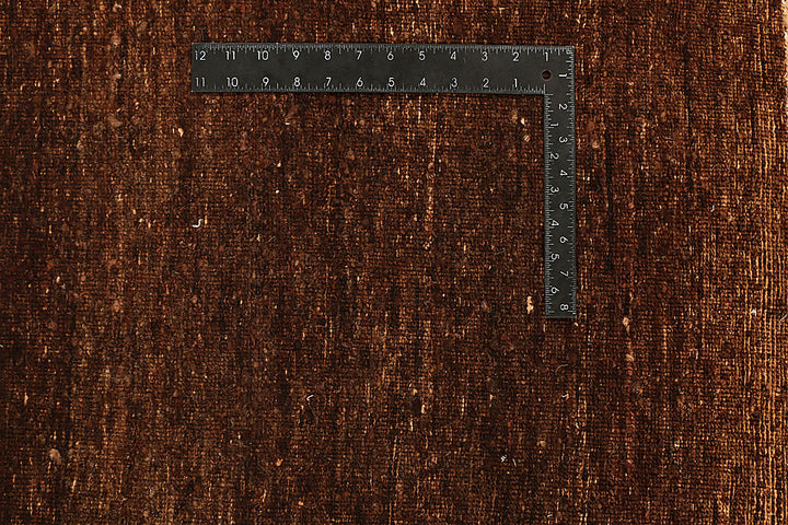 Saddle Brown Gabbeh 8' x 10' - No. 55582 - ALRUG Rug Store
