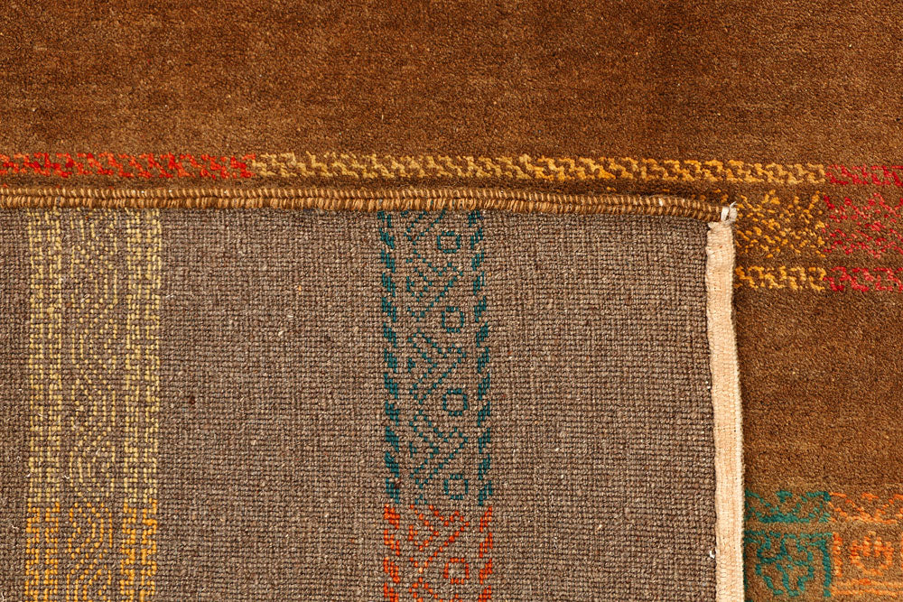 Chocolate Gabbeh 6' 8 x 9' 9 - No. 55589 - ALRUG Rug Store