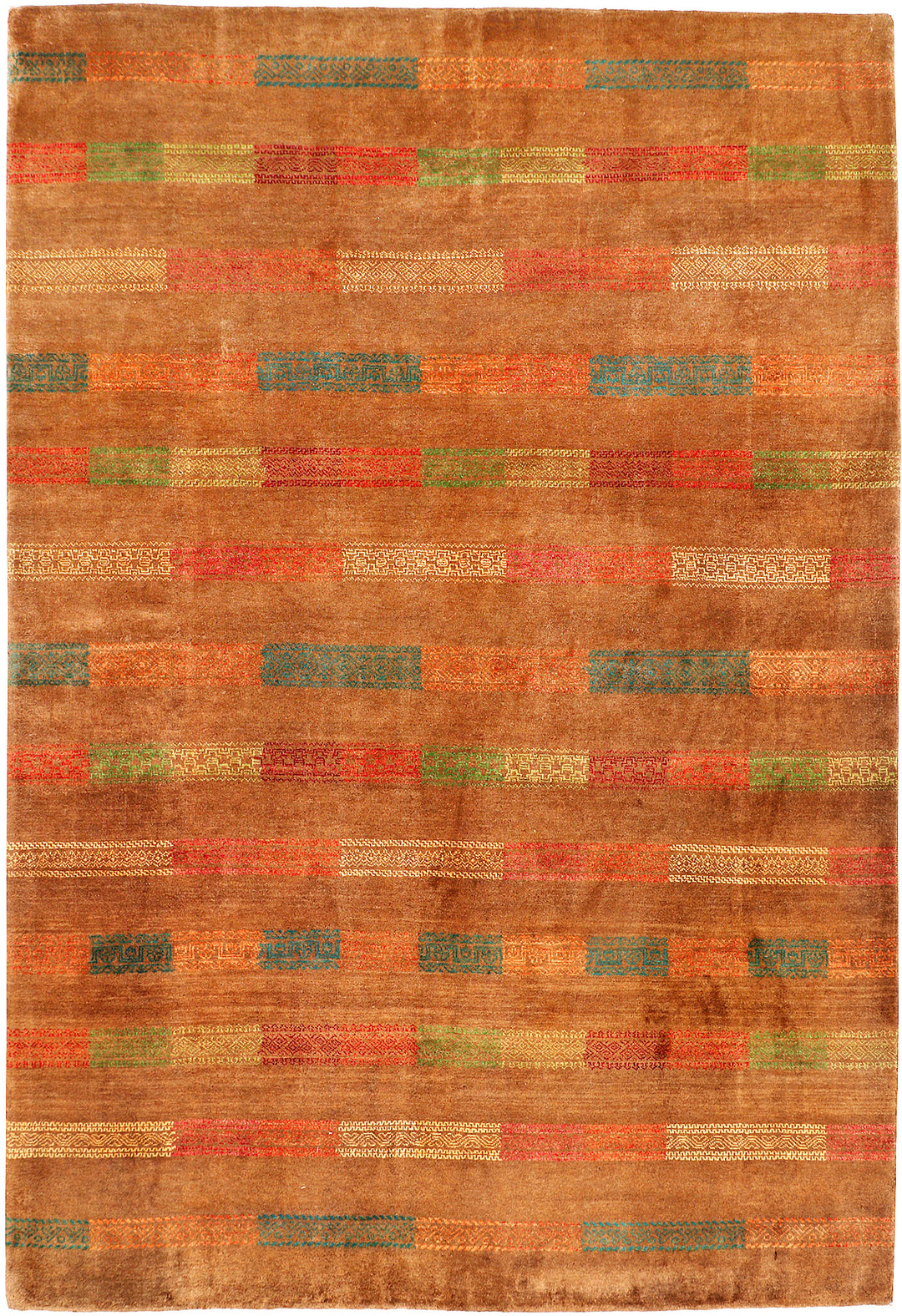 Chocolate Gabbeh 6' 8 x 9' 9 - No. 55589 - ALRUG Rug Store