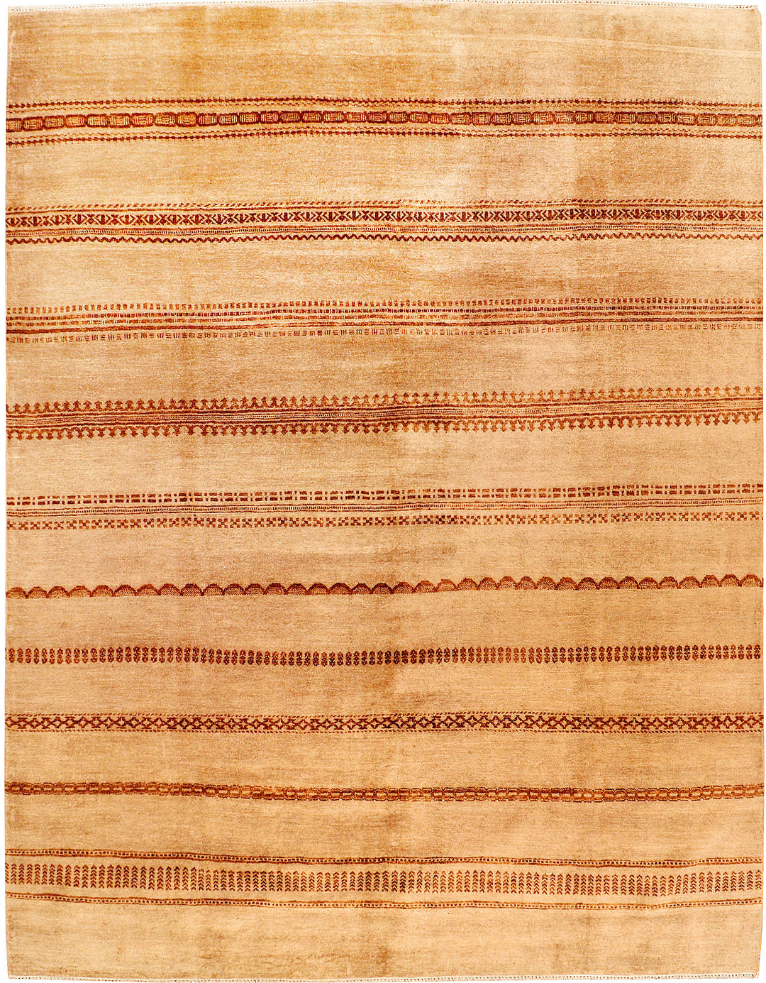 Navajo White Gabbeh 8' 2 x 10' 3 - No. 55594 - ALRUG Rug Store