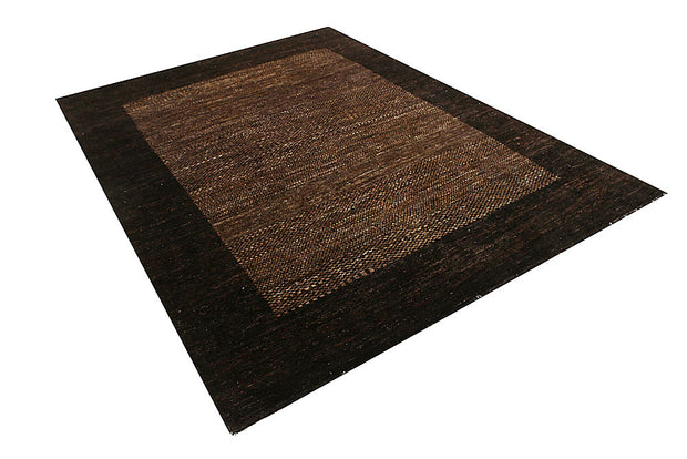 Saddle Brown Gabbeh 6' 6 x 8' 8 - No. 55597 - ALRUG Rug Store