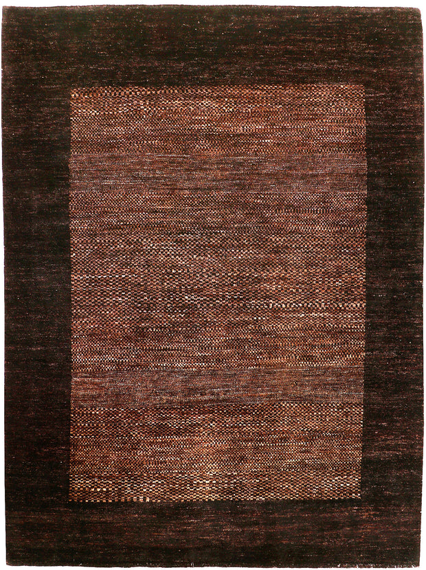 Saddle Brown Gabbeh 6' 6 x 8' 8 - No. 55597 - ALRUG Rug Store