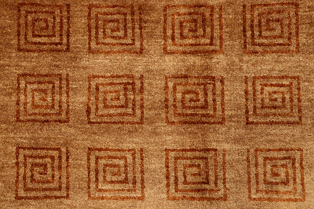 Sandy Brown Gabbeh 5' 5 x 8' 4 - No. 55604 - ALRUG Rug Store