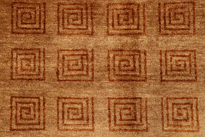 Sandy Brown Gabbeh 5' 5 x 8' 4 - No. 55604 - ALRUG Rug Store