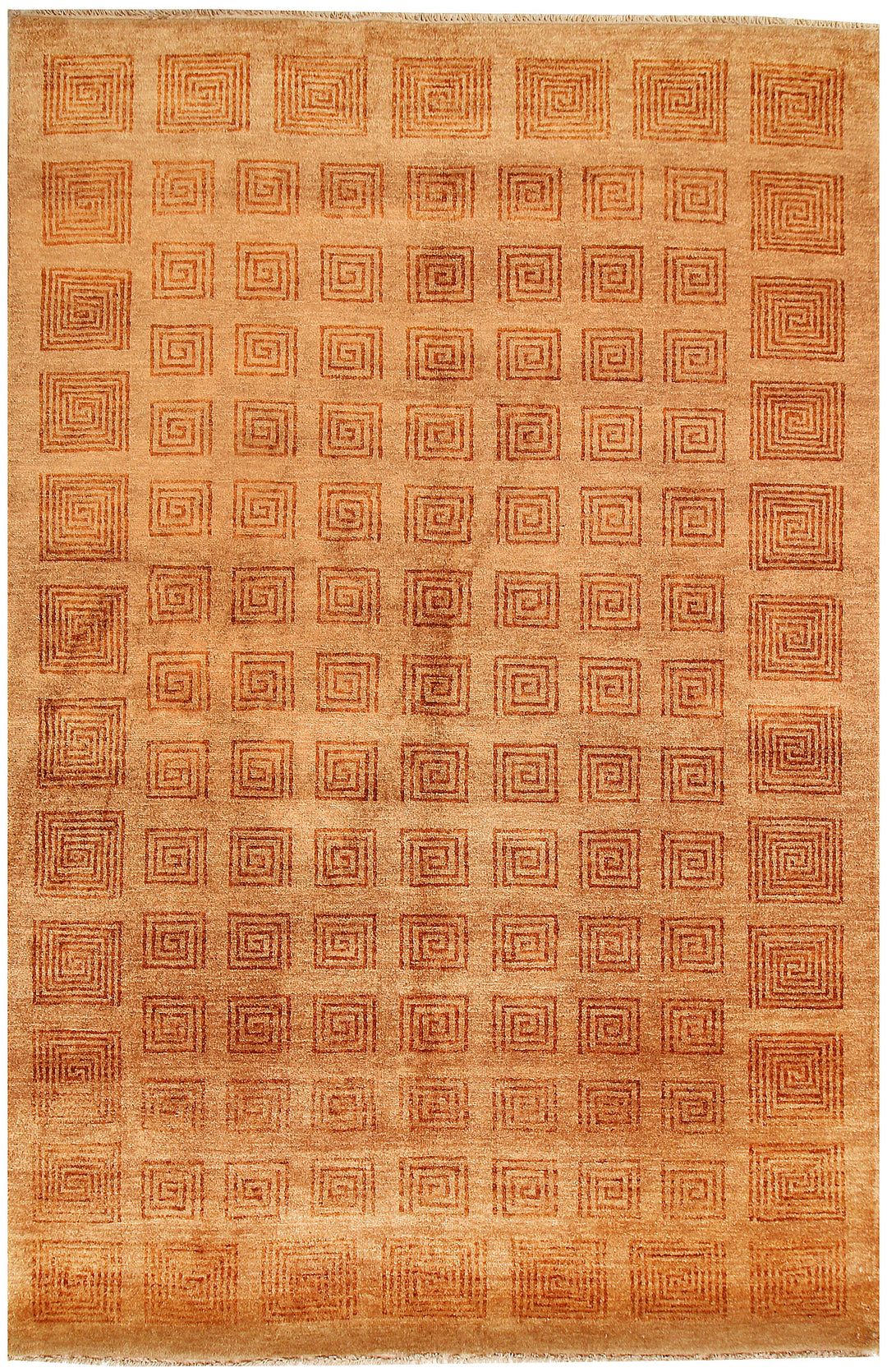 Sandy Brown Gabbeh 5' 5 x 8' 4 - No. 55604 - ALRUG Rug Store