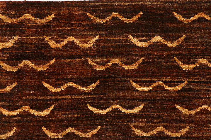 Saddle Brown Gabbeh 5' 6 x 8' 1 - No. 55608 - ALRUG Rug Store