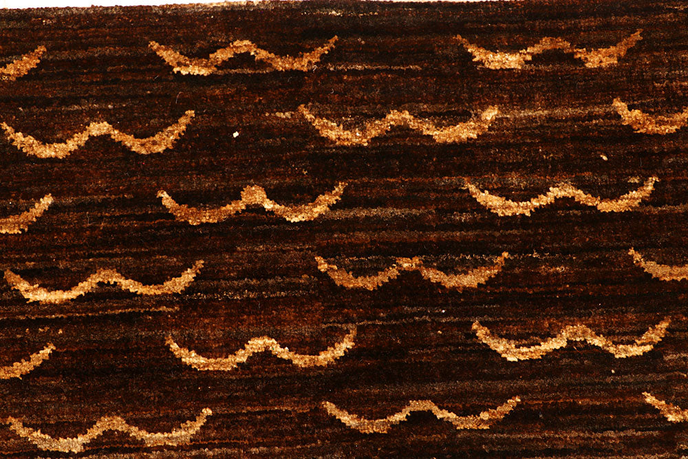 Saddle Brown Gabbeh 5' 6 x 8' 1 - No. 55608 - ALRUG Rug Store