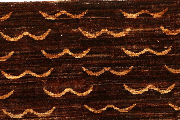 Saddle Brown Gabbeh 5' 6 x 8' 1 - No. 55608 - ALRUG Rug Store