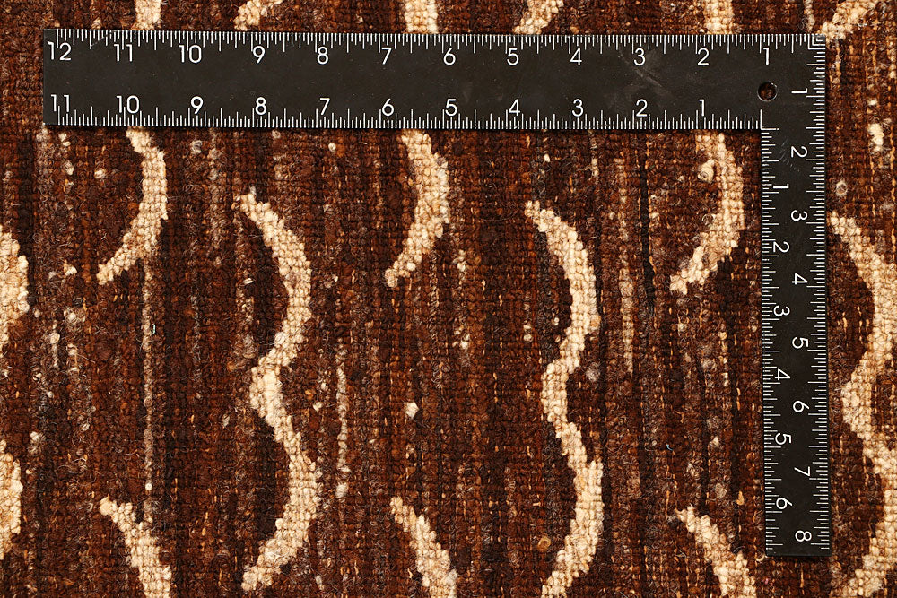 Saddle Brown Gabbeh 5' 6 x 8' 1 - No. 55608 - ALRUG Rug Store