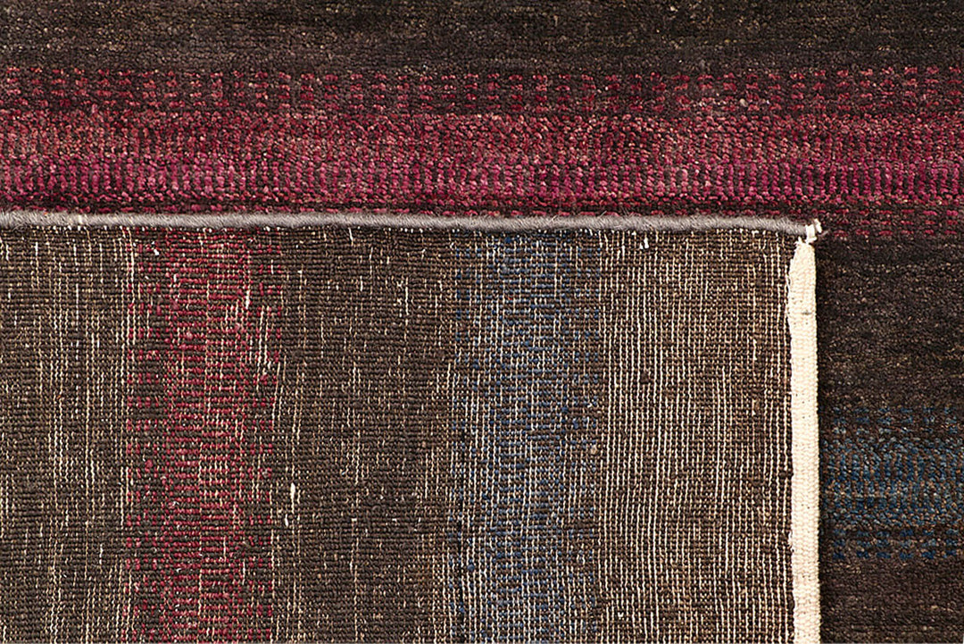 Saddle Brown Gabbeh 5'  6" x 8'  2" - No. QA89858