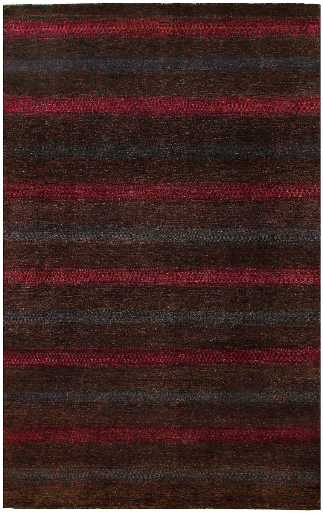 Saddle Brown Gabbeh 5' 6 x 8' 2 - No. 55611 - ALRUG Rug Store