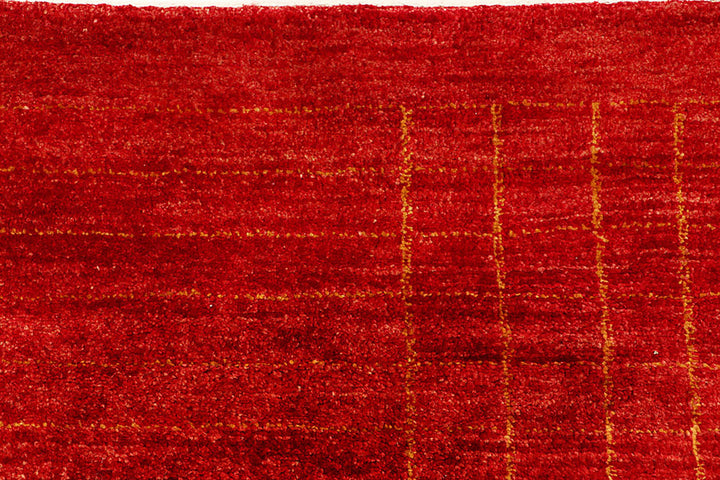 Red Gabbeh 4'  4" x 7'  2" - No. QA52735