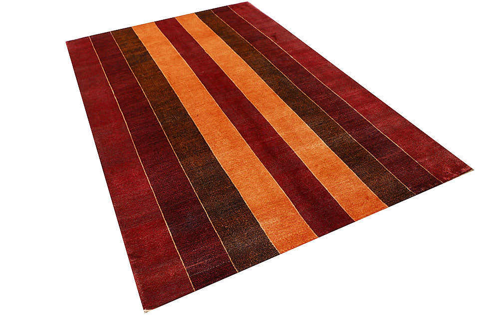 Multi Colored Gabbeh 5' 3 x 8' 2 - No. 55614 - ALRUG Rug Store