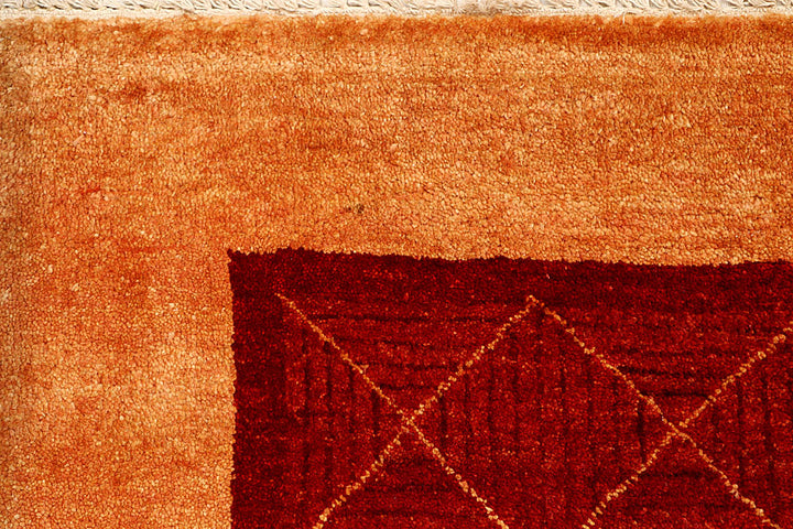 Maroon Gabbeh 5' 8 x 7' 11 - No. 55619 - ALRUG Rug Store