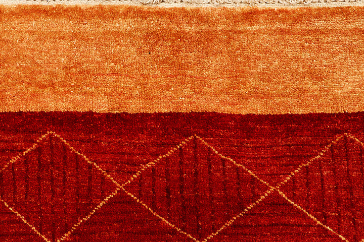 Maroon Gabbeh 5' 8 x 7' 11 - No. 55619 - ALRUG Rug Store