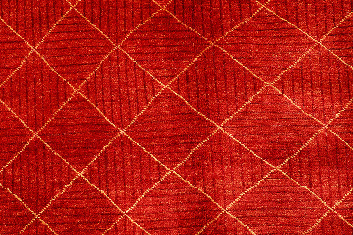 Maroon Gabbeh 5' 8 x 7' 11 - No. 55619 - ALRUG Rug Store