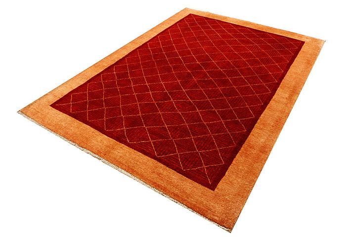 Maroon Gabbeh 5' 8 x 7' 11 - No. 55619 - ALRUG Rug Store