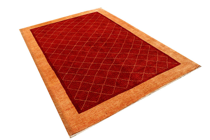 Maroon Gabbeh 5' 8 x 7' 11 - No. 55619 - ALRUG Rug Store