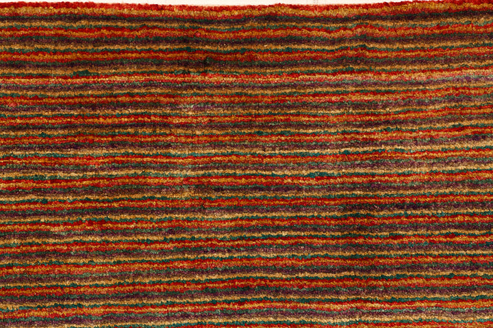 Saddle Brown Gabbeh 5' 3 x 8' 1 - No. 55620 - ALRUG Rug Store