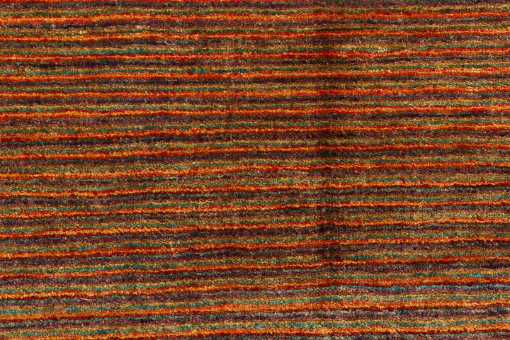 Saddle Brown Gabbeh 5' 3 x 8' 1 - No. 55620 - ALRUG Rug Store