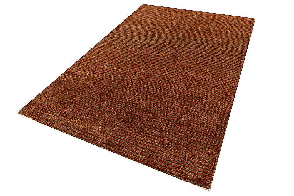Saddle Brown Gabbeh 5' 3 x 8' 1 - No. 55620 - ALRUG Rug Store