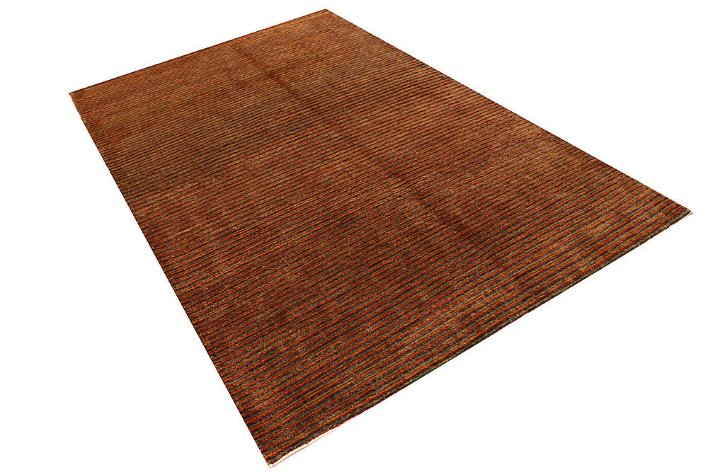 Saddle Brown Gabbeh 5' 3 x 8' 1 - No. 55620 - ALRUG Rug Store