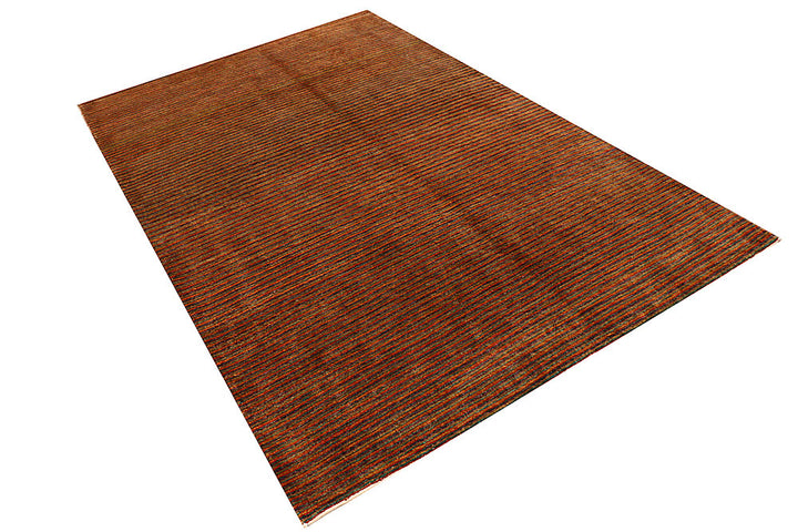 Saddle Brown Gabbeh 5' 3 x 8' 1 - No. 55620 - ALRUG Rug Store