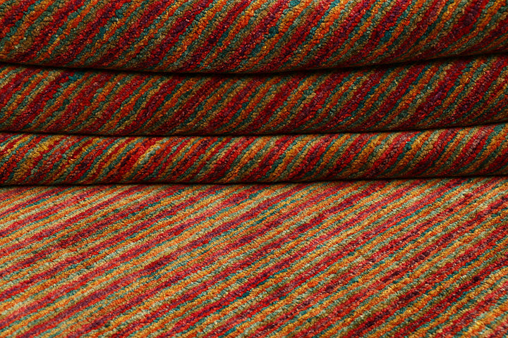 Saddle Brown Gabbeh 5' 5 x 7' 10 - No. 55621 - ALRUG Rug Store