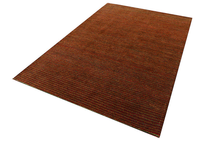 Saddle Brown Gabbeh 5' 5 x 7' 10 - No. 55621 - ALRUG Rug Store