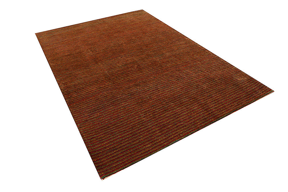 Saddle Brown Gabbeh 5' 5 x 7' 10 - No. 55621 - ALRUG Rug Store