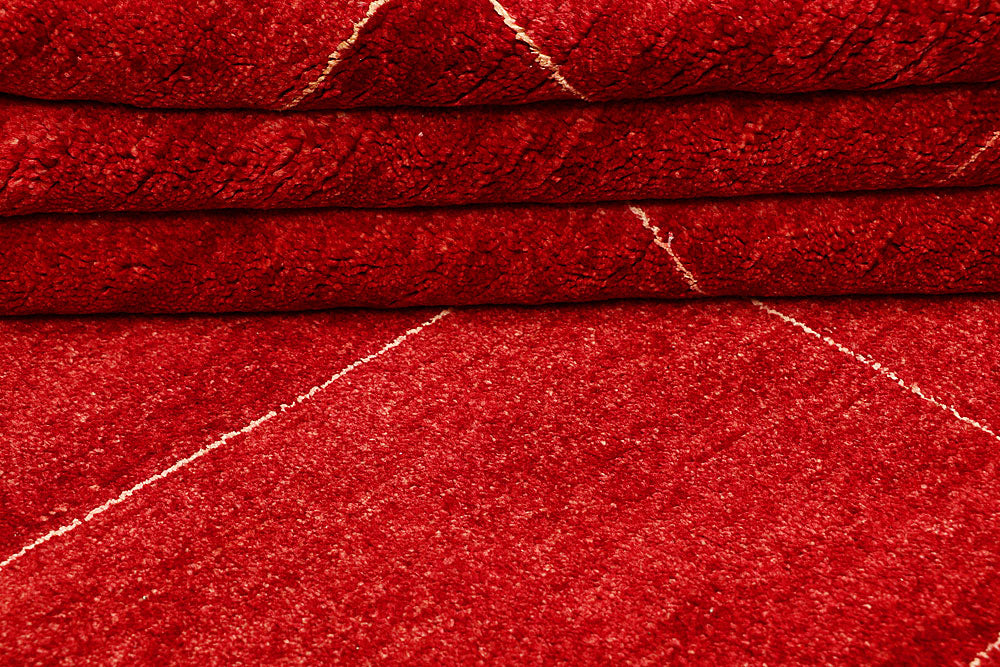 Crimson Gabbeh 4' 8 x 7' 1 - No. 55622 - ALRUG Rug Store