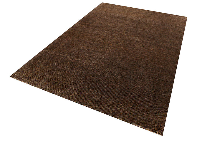 Saddle Brown Gabbeh 5' 3 x 7' 10 - No. 55623 - ALRUG Rug Store