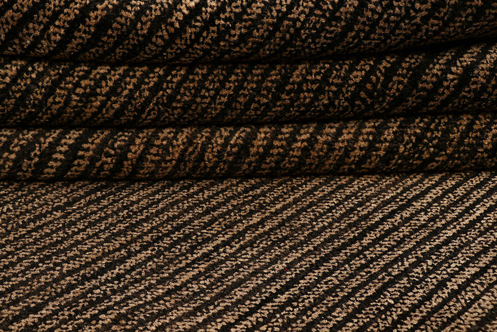 Saddle Brown Gabbeh 5' 7 x 8' - No. 55627 - ALRUG Rug Store