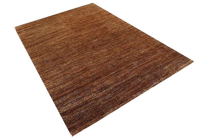 Saddle Brown Gabbeh 5' 5 x 7' 9 - No. 55628 - ALRUG Rug Store