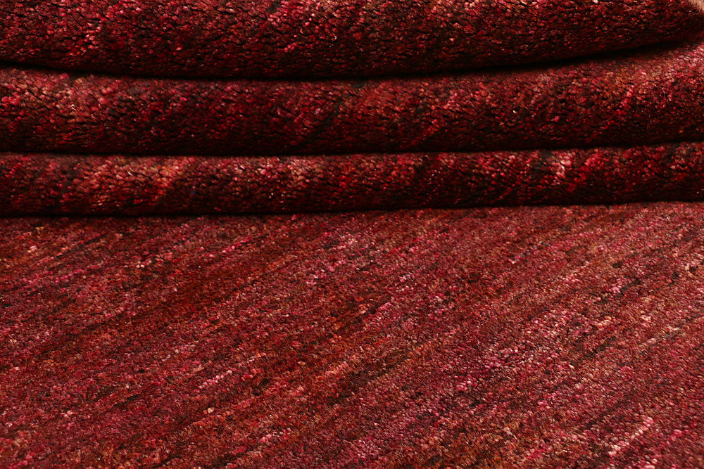 Maroon Gabbeh 5' 5 x 8' 6 - No. 55629 - ALRUG Rug Store