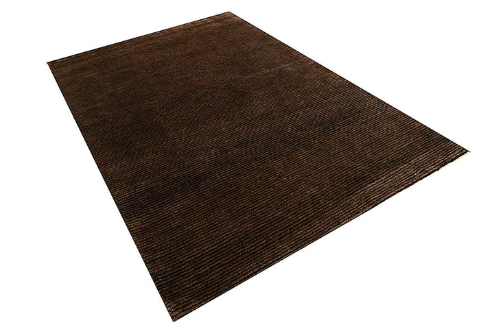 Saddle Brown Gabbeh 5' 7 x 8' 2 - No. 55630 - ALRUG Rug Store
