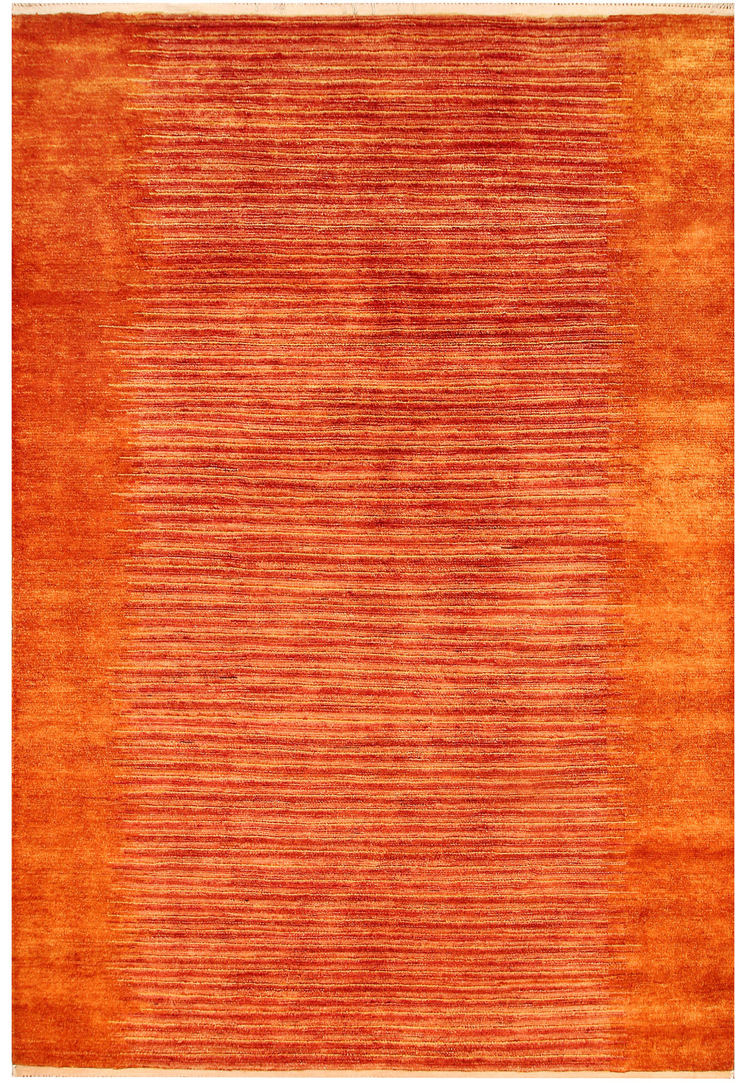 Dark Orange Gabbeh 4' 11 x 7' 11 - No. 55631 - ALRUG Rug Store