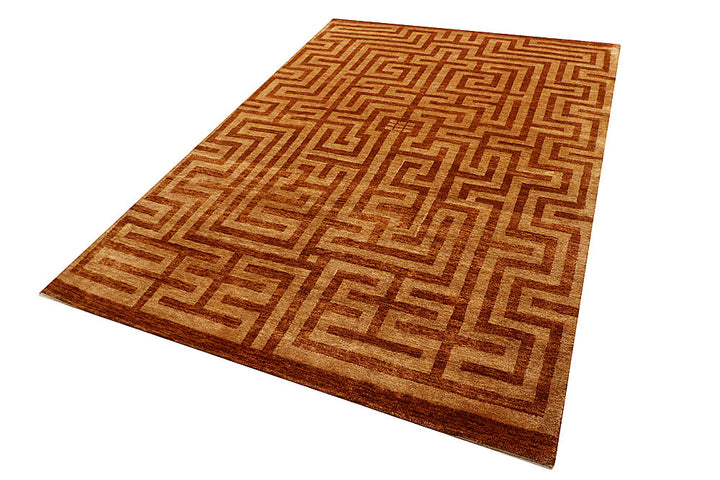 Chocolate Gabbeh 5' 6 x 8' - No. 55633 - ALRUG Rug Store