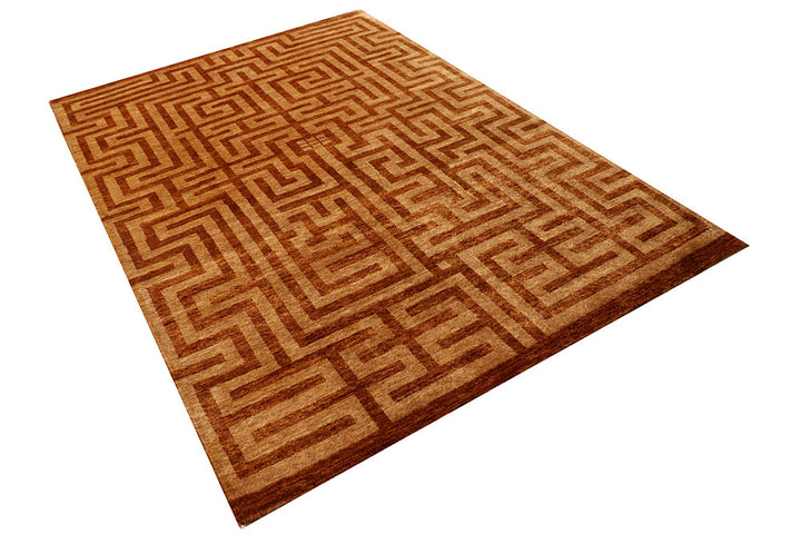 Chocolate Gabbeh 5' 6 x 8' - No. 55633 - ALRUG Rug Store