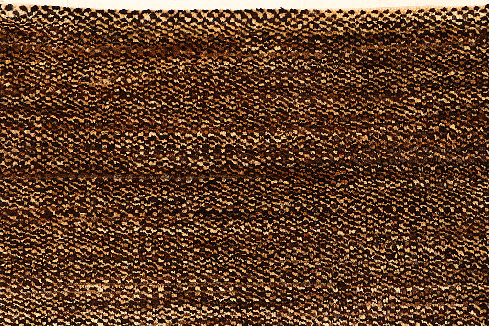 Saddle Brown Gabbeh 5' 6 x 8' - No. 55634 - ALRUG Rug Store