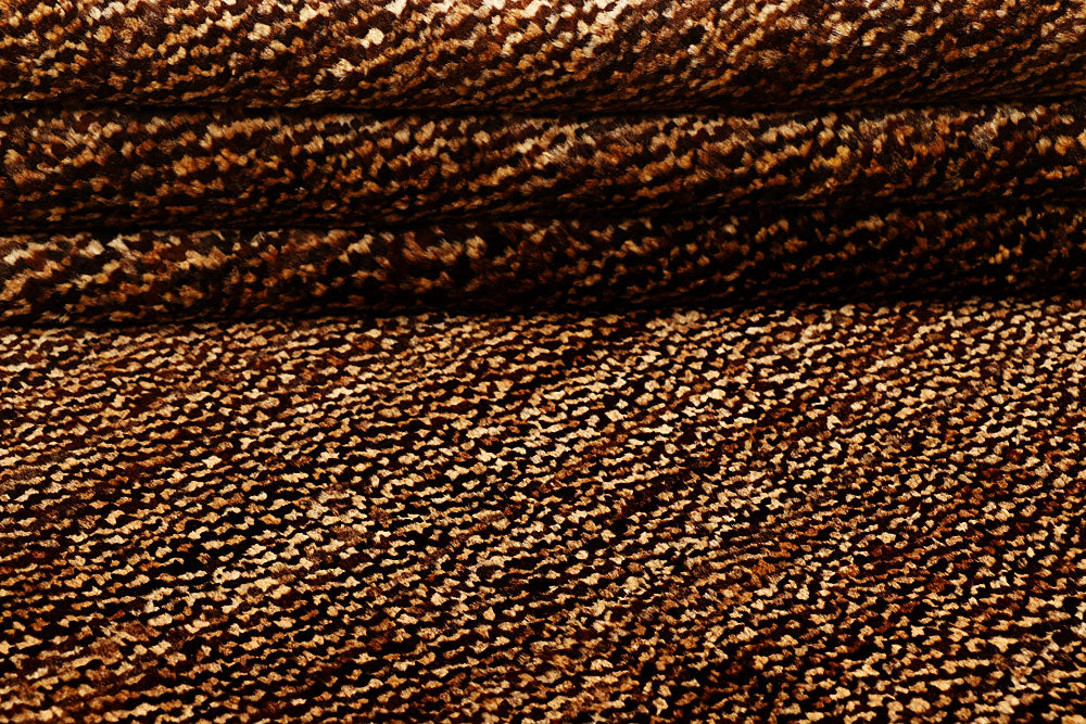 Saddle Brown Gabbeh 5' 6 x 8' - No. 55634 - ALRUG Rug Store