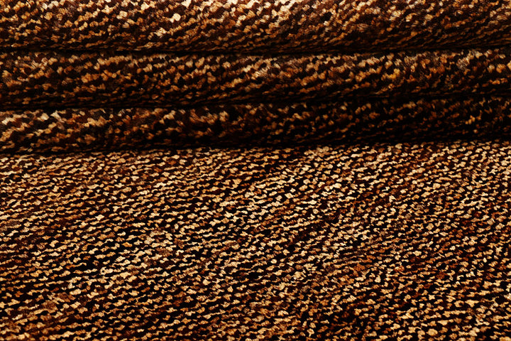 Saddle Brown Gabbeh 5' 6 x 8' - No. 55634 - ALRUG Rug Store