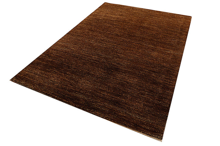Saddle Brown Gabbeh 5' 6 x 8' - No. 55634 - ALRUG Rug Store
