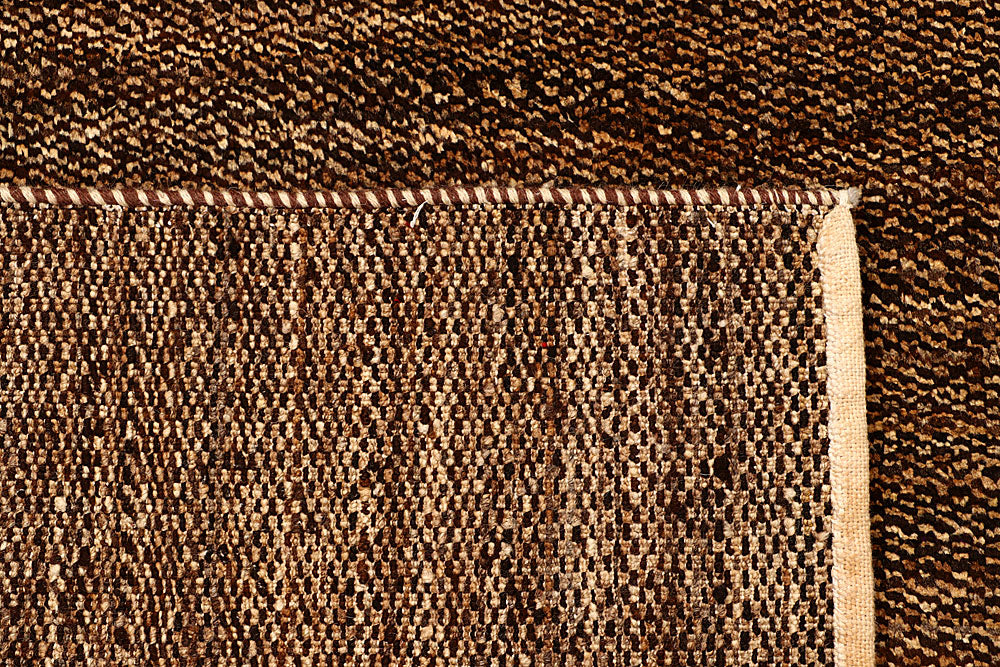 Saddle Brown Gabbeh 5' 6 x 8' - No. 55634 - ALRUG Rug Store