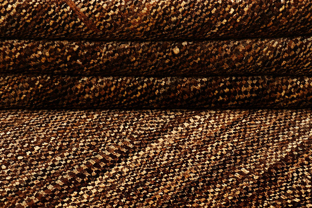 Saddle Brown Gabbeh 5' 7 x 7' 10 - No. 55638 - ALRUG Rug Store