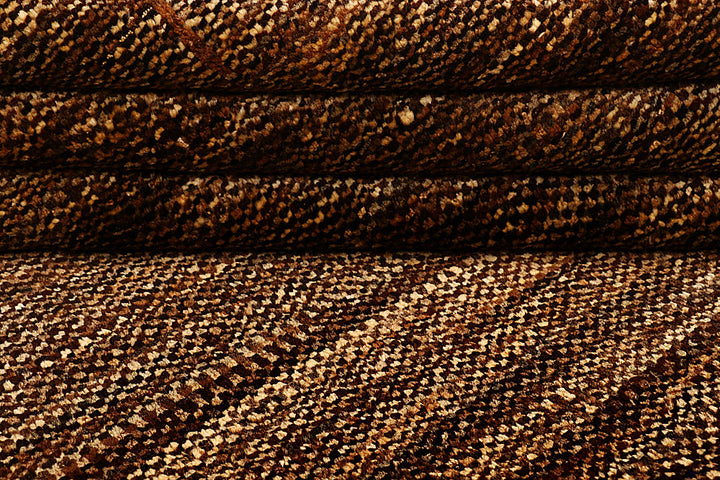 Saddle Brown Gabbeh 5' 7 x 7' 10 - No. 55638 - ALRUG Rug Store
