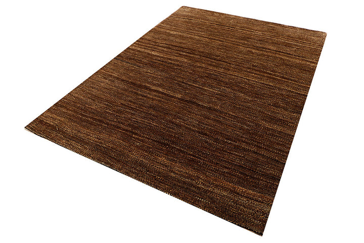 Saddle Brown Gabbeh 5' 7 x 7' 10 - No. 55638 - ALRUG Rug Store