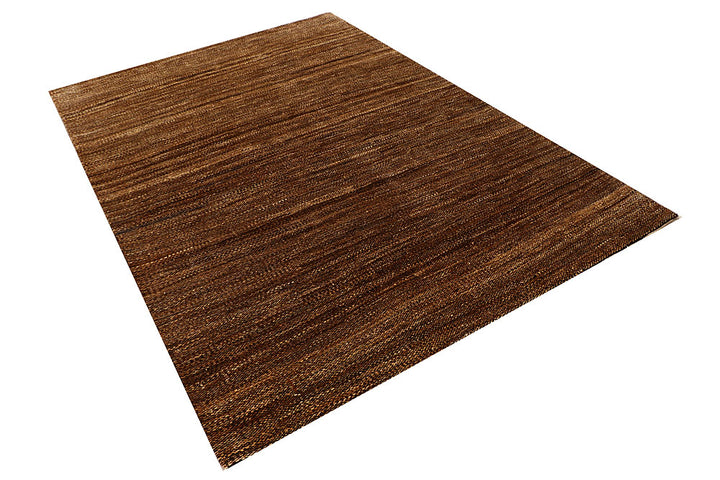 Saddle Brown Gabbeh 5' 7 x 7' 10 - No. 55638 - ALRUG Rug Store