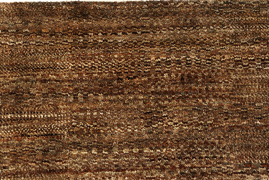 Saddle Brown Gabbeh 4'  5" x 6'  6" - No. QA53695